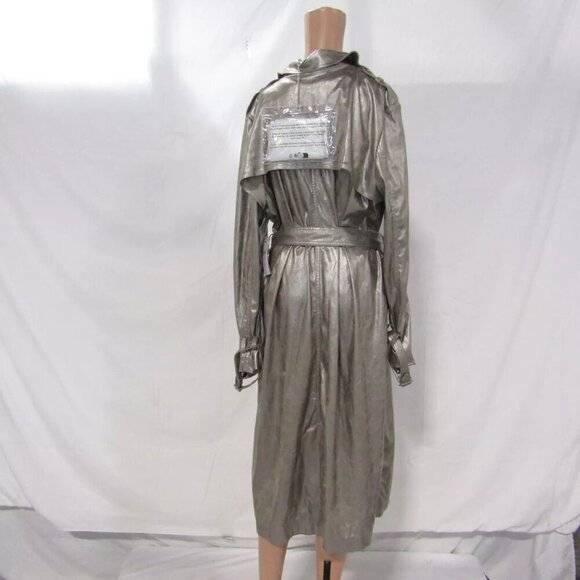 Guess Silver Trench Coat NWT - Picture 2 of 7